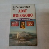 PERKAWINAN ADAT WOLOGORO SUKU TENGGER
